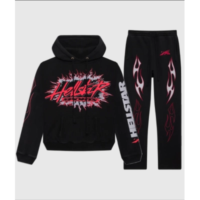 Hellstar Future Flame Tracksuit Black 01