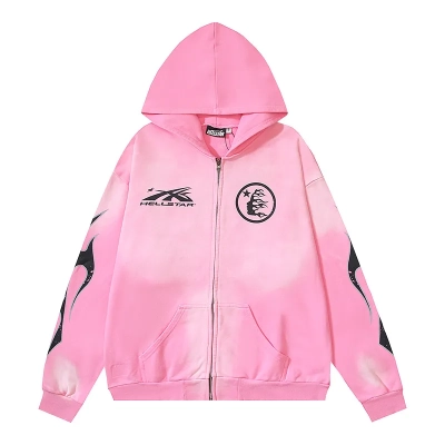 Hellstar Sport Hoodie Pink 01