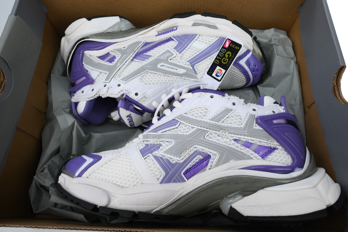 Balenciaga Runner White Purple 677402 W3RB2 5901 