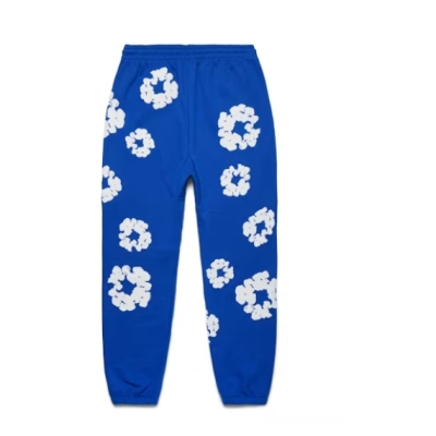 Denim Tears The Cotton Wreath Sweatpants Royal Blue 02