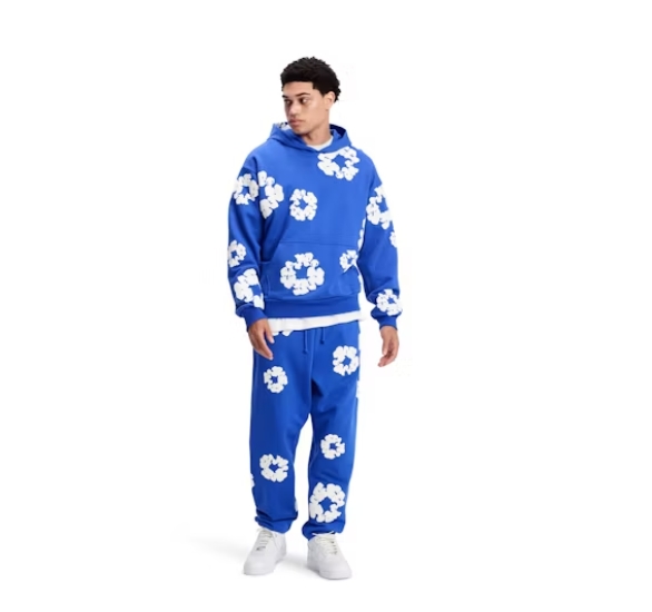 Denim Tears The Cotton Wreath Sweatpants Royal Blue