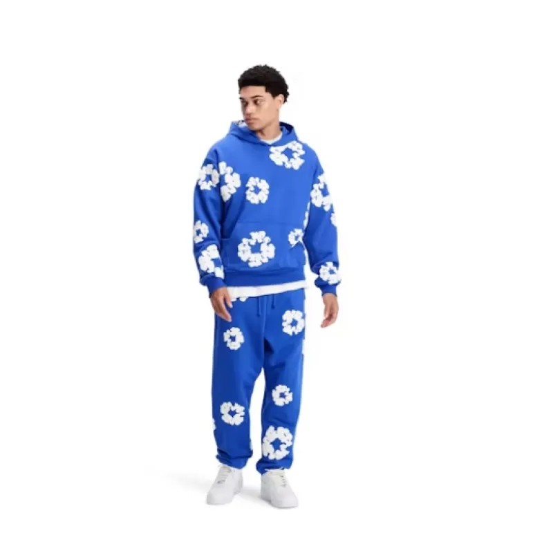 Denim Tears The Cotton Wreath Sweatpants Royal Blue