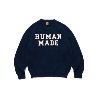 Human-Made Sweater Navy 01