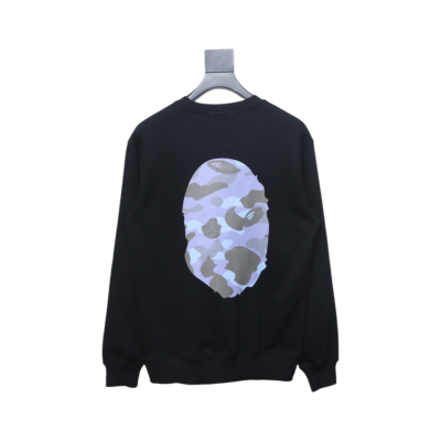 BAPE Logo Hoodie Black  02