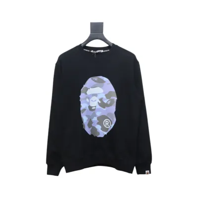BAPE Logo Hoodie Black  01