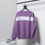 BAPE Logo Hoodie Purple