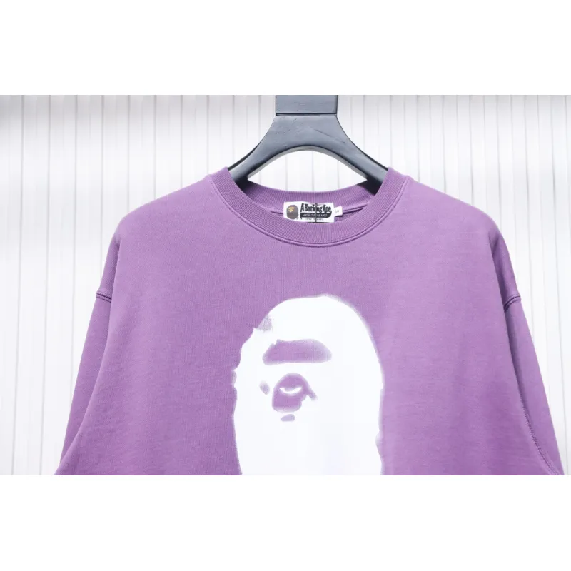 BAPE Logo Hoodie Purple