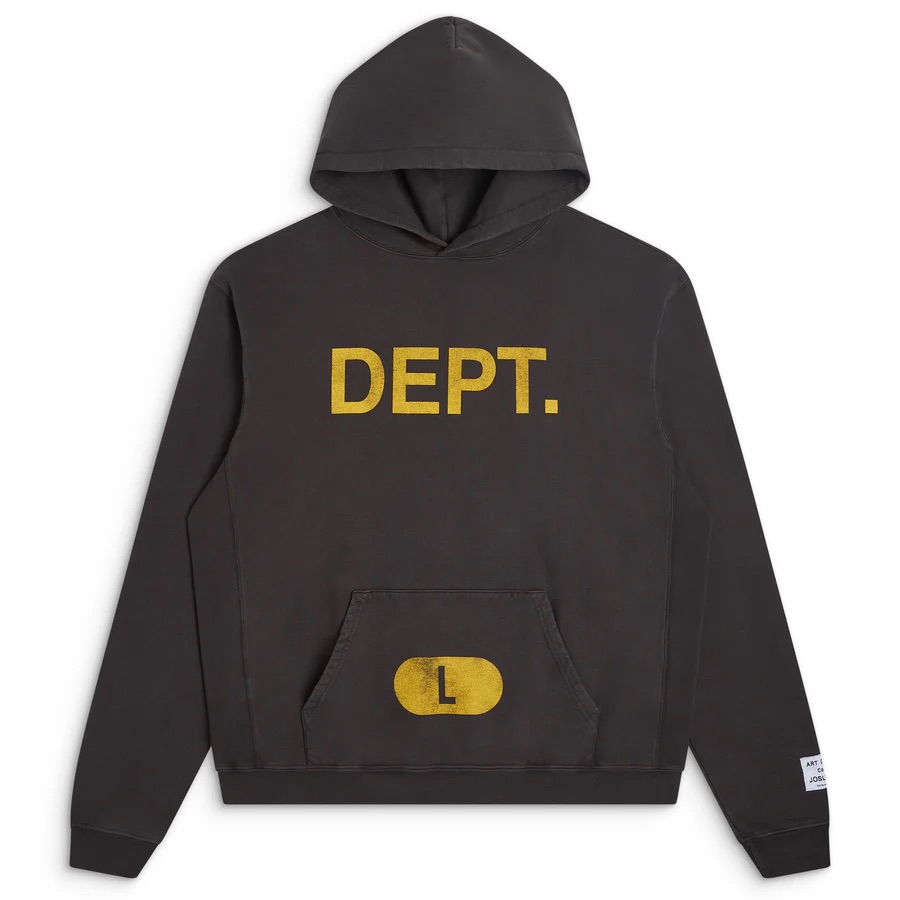 Gallery Dept Size Logo Hoodie Black