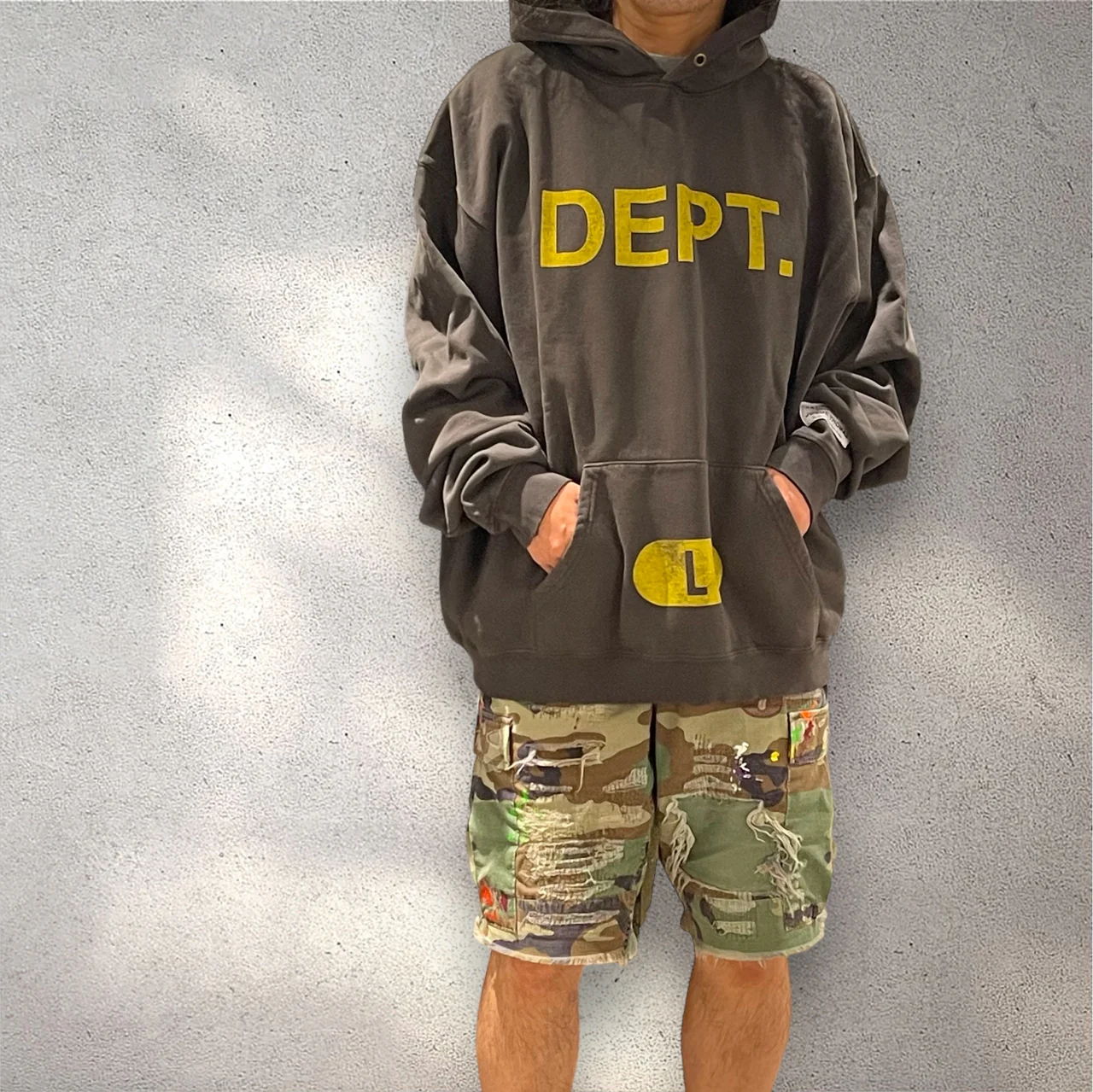 Gallery Dept Size Logo Hoodie Black