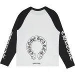 Chrome Hearts Horseshoe Neck Black White