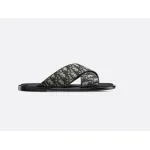 Alias Sandal Beige and Black Oblique Jacquard