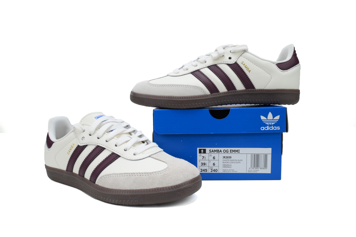 adidas Samba OG Emmi Maroon JR2659