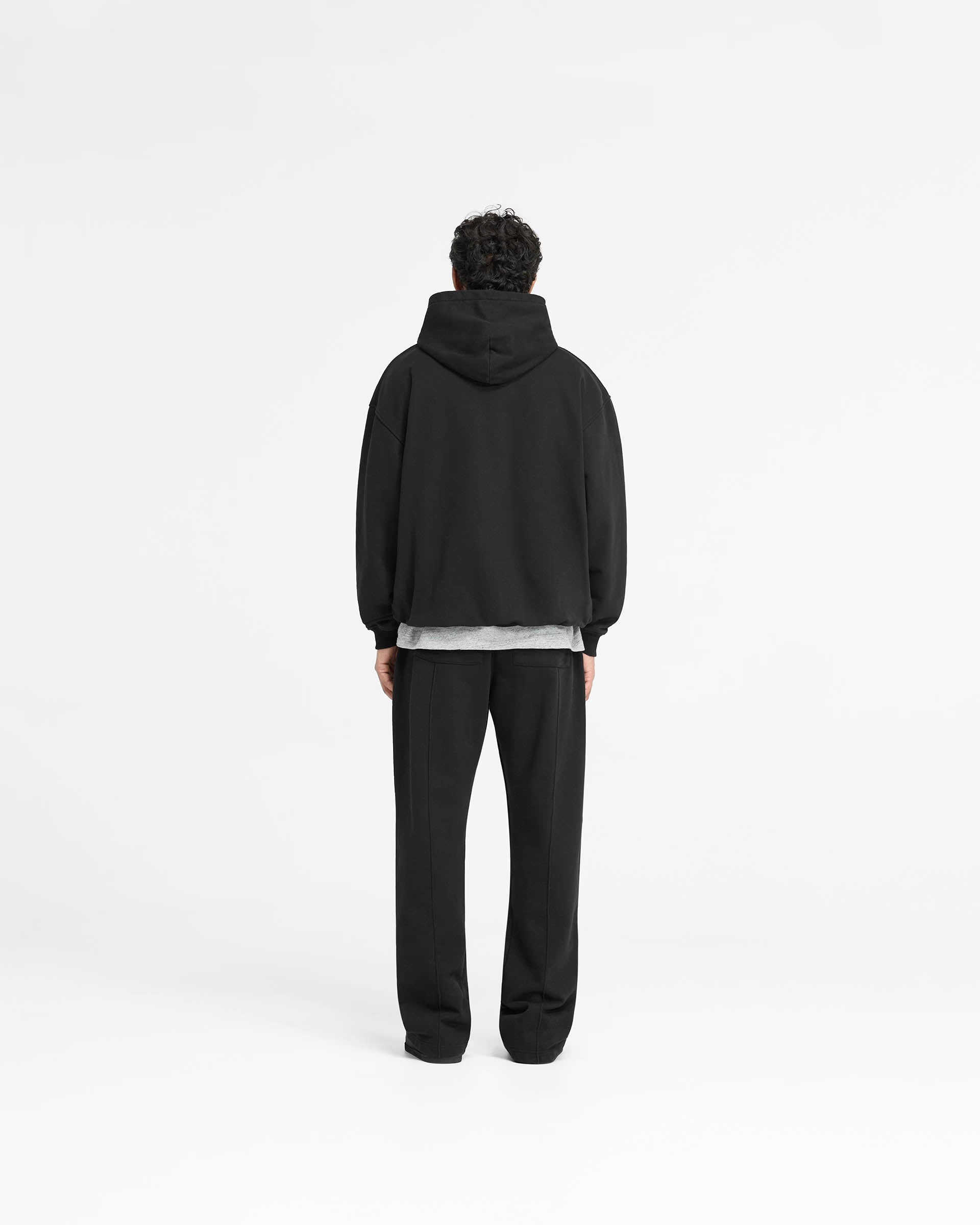 Design England Applique Hoodie Black