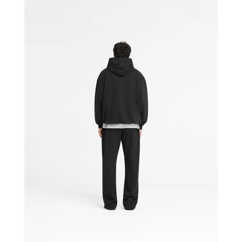 Design England Applique Hoodie Black