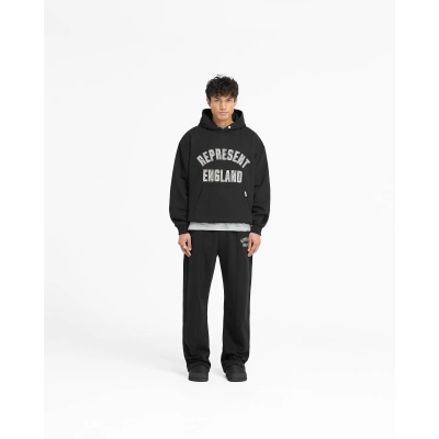 Design England Applique Hoodie Black 02