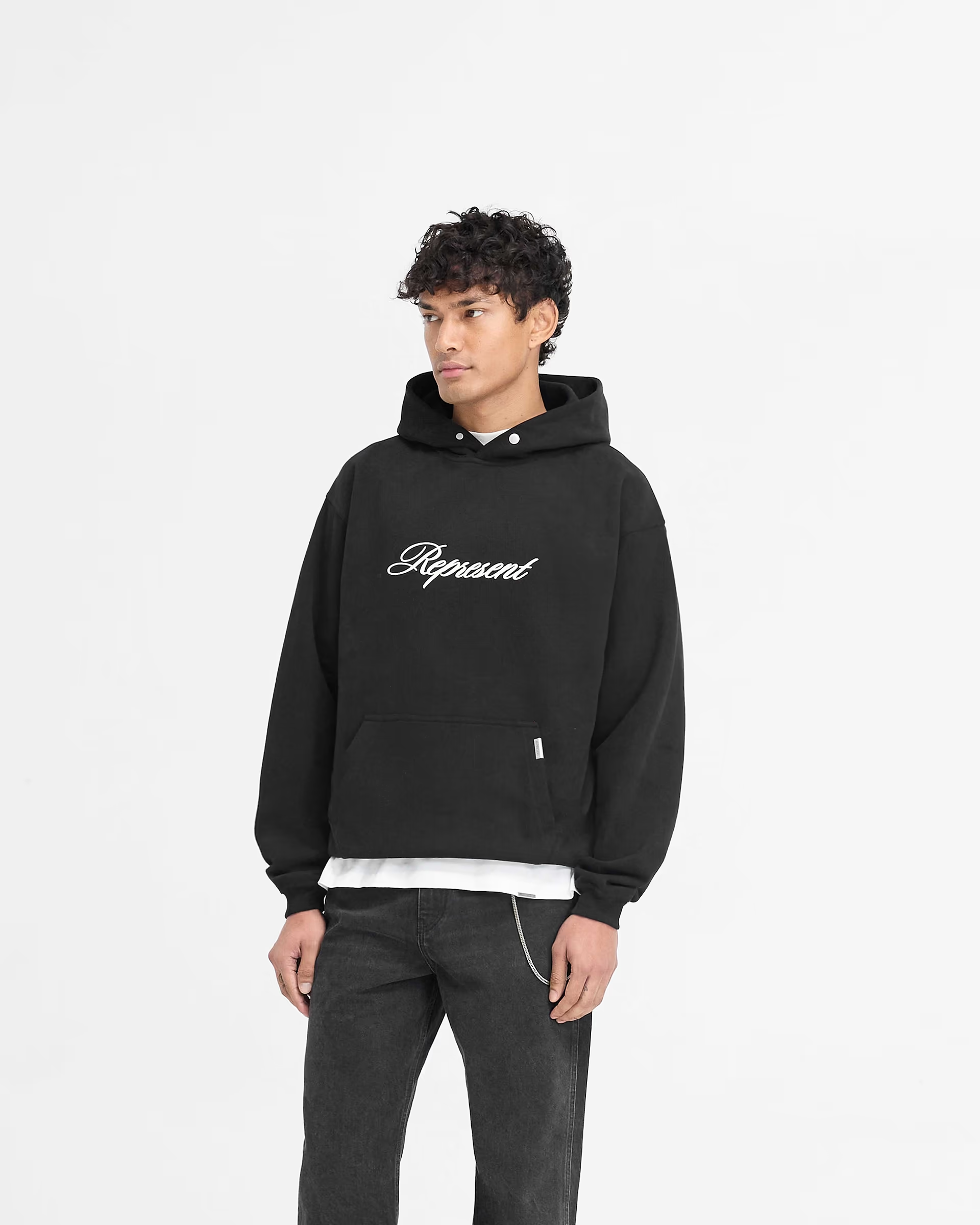 Design Logo Hoodie Black