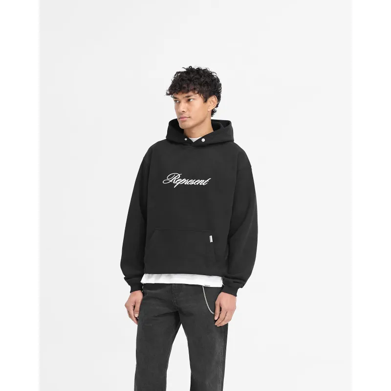 Design Logo Hoodie Black