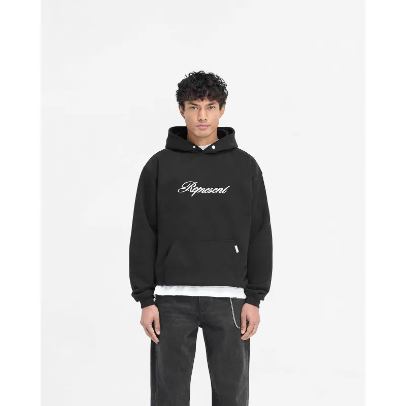Design Logo Hoodie Black