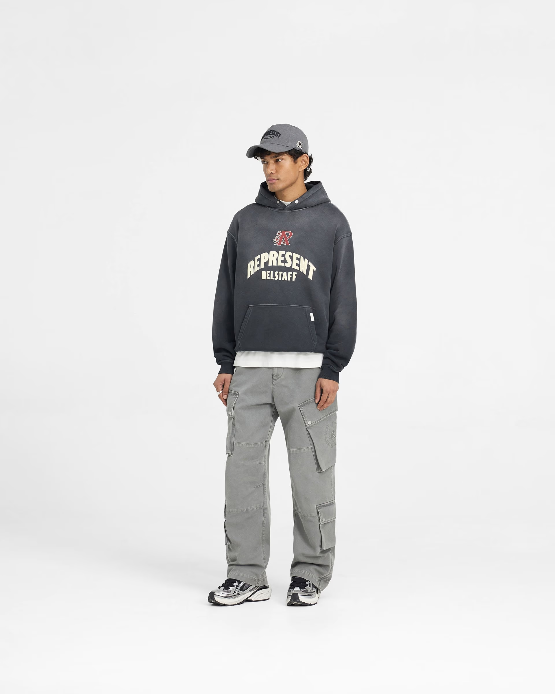 Design Logo Hoodie Wash Black