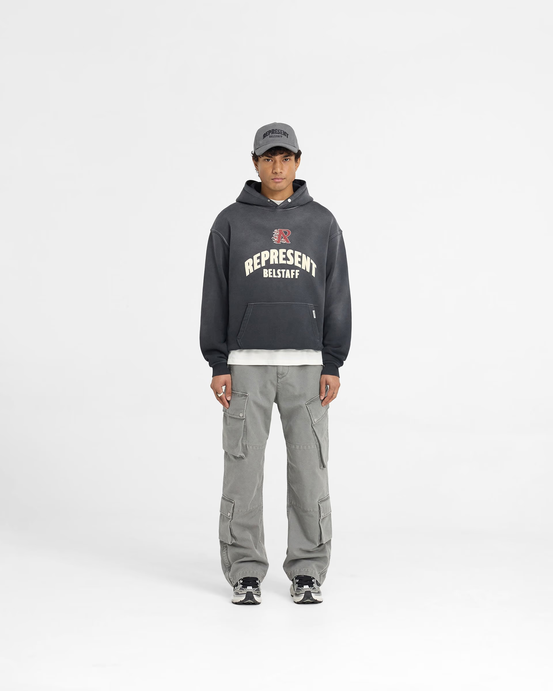 Design Logo Hoodie Wash Black