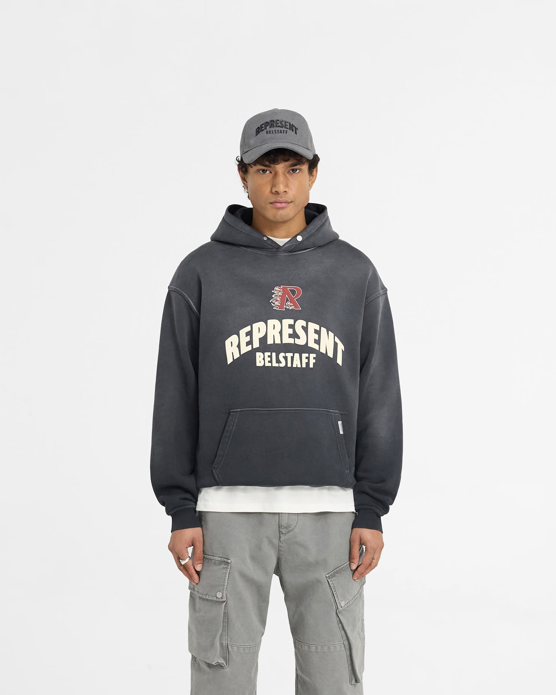 Design Logo Hoodie Wash Black