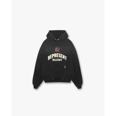 Design Logo Hoodie Wash Black 01