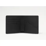 L*V Multiple Wallet Black Monogram Shadow