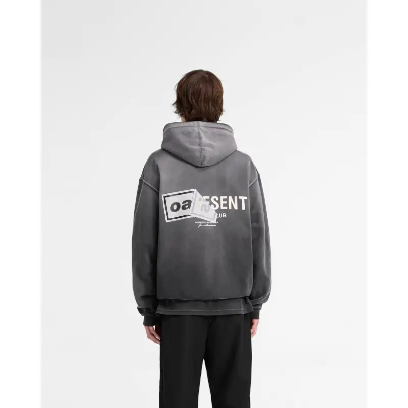 Design Hoodie Stained Bblack