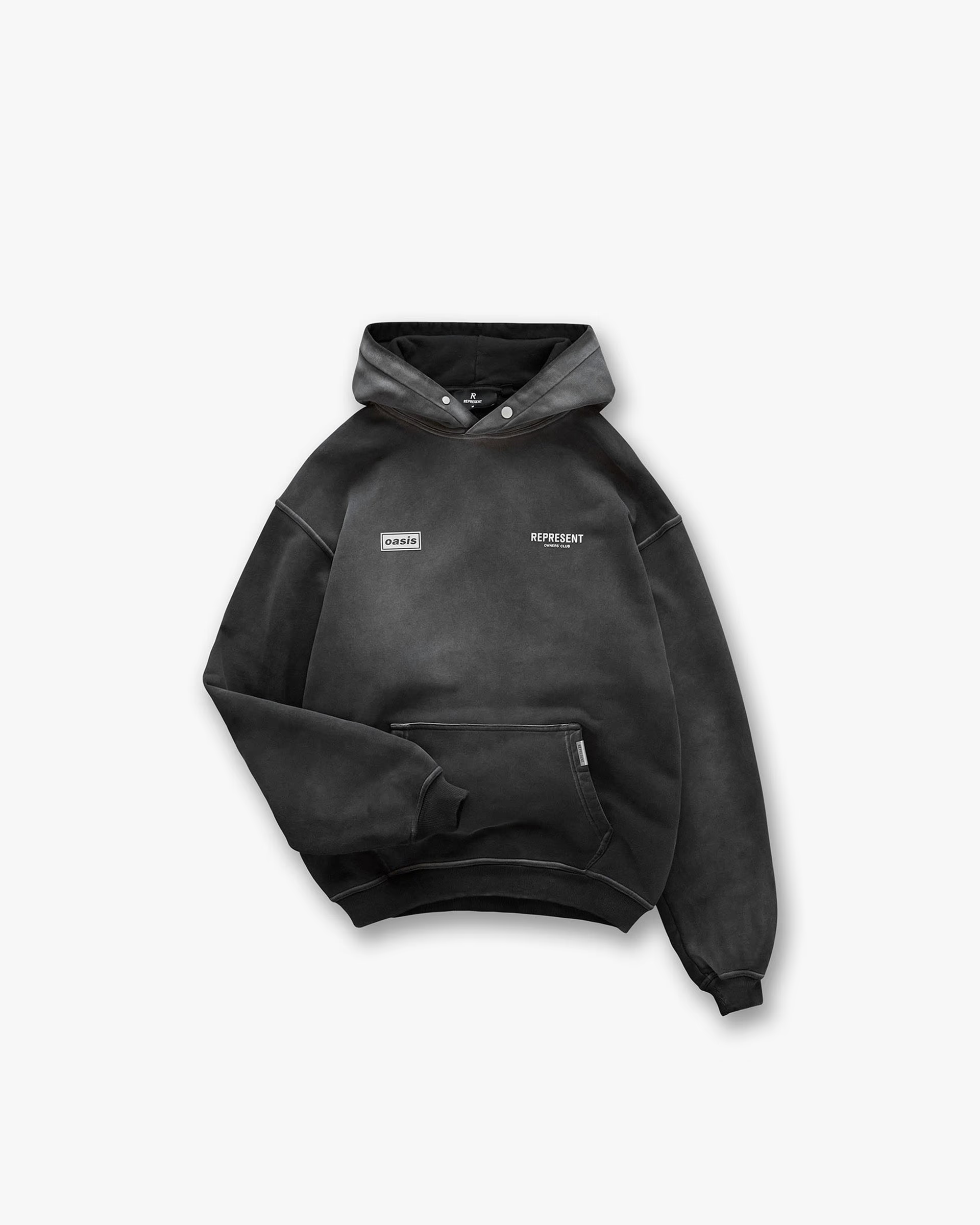 Design Hoodie Stained Bblack