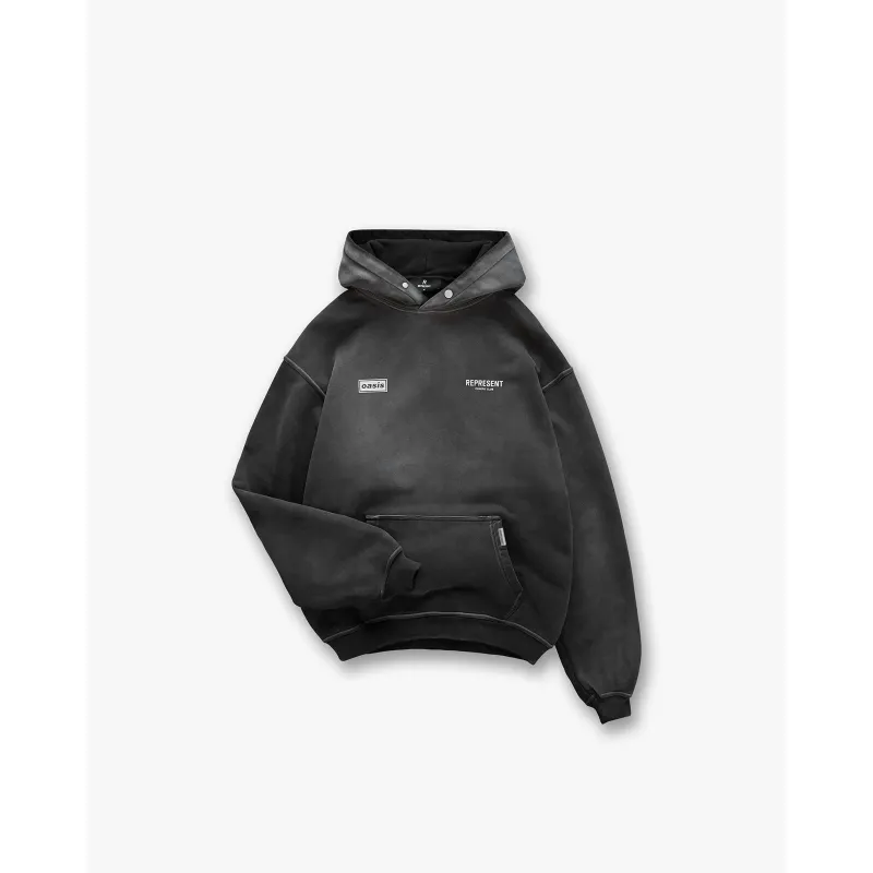 Design Hoodie Stained Bblack