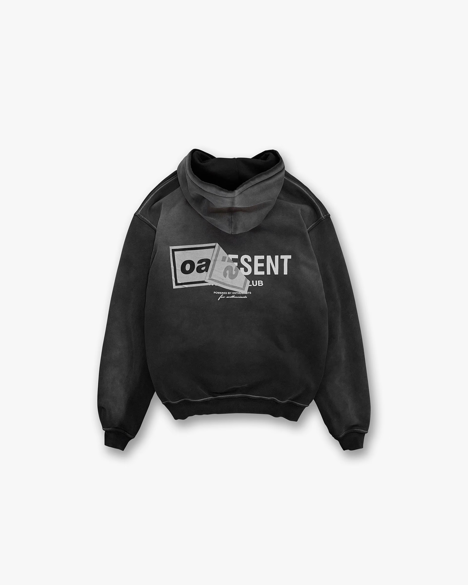 Design Hoodie Stained Bblack