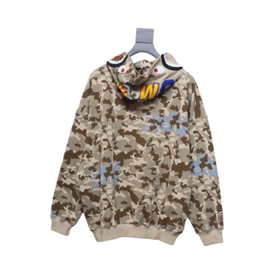BAPE Color Camo Shark Full Zip Hoodie Camo 02