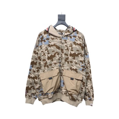 BAPE Color Camo Shark Full Zip Hoodie Camo 01