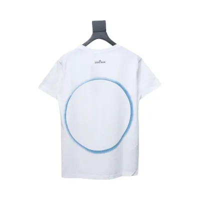 Stone Island T-shirt Black White  02