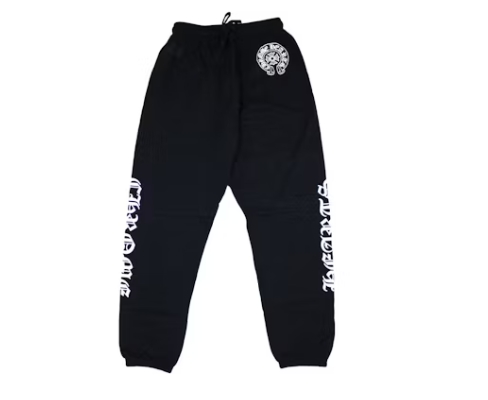 Chrome Hearts Horse Shoe Logo Sweatpants Black 