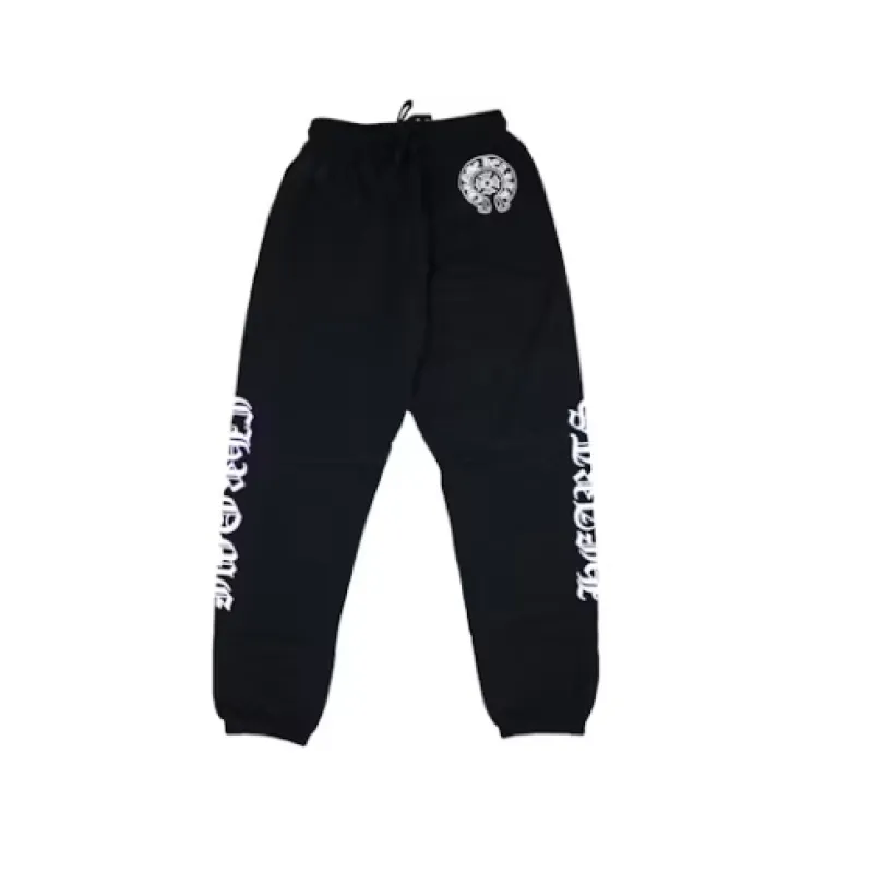 Chrome Hearts Horse Shoe Logo Sweatpants Black 
