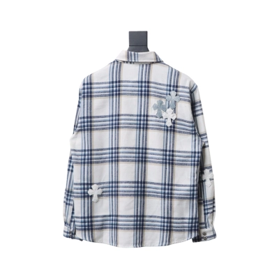 Chrome Hearts CH Flannel White Blue 02