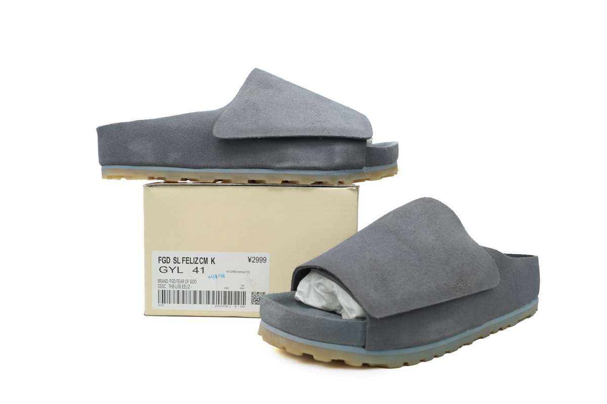 Birkenstock Los Feliz Suede Fear Of God Grey Blue
