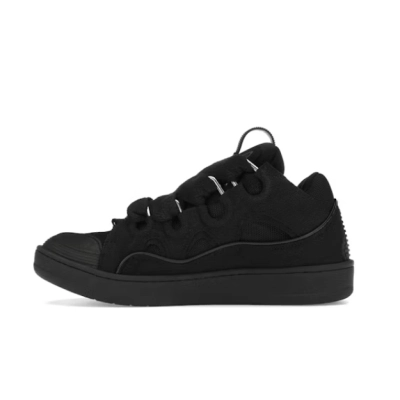 Lanvin Leather Curb Triple Black 01