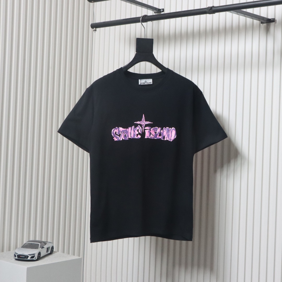 Stone Island T-shirt Men Purple
