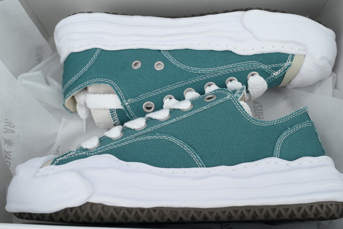 Maison Mihara Yasuhiro Blakey OG Sole Canvas Low Blue