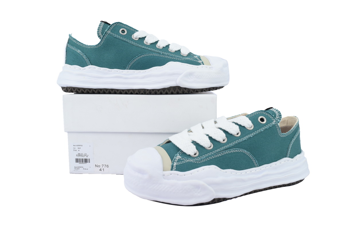 Maison Mihara Yasuhiro Blakey OG Sole Canvas Low Blue