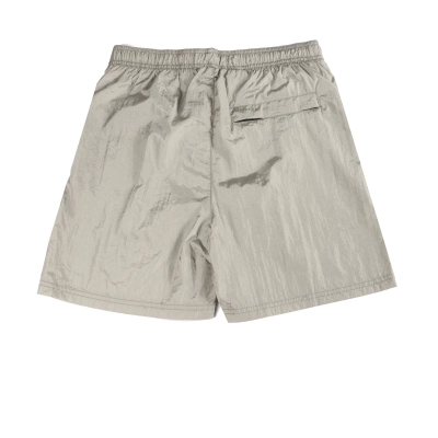 Stone Island Compass-badge Crinkled Shorts Grey 02
