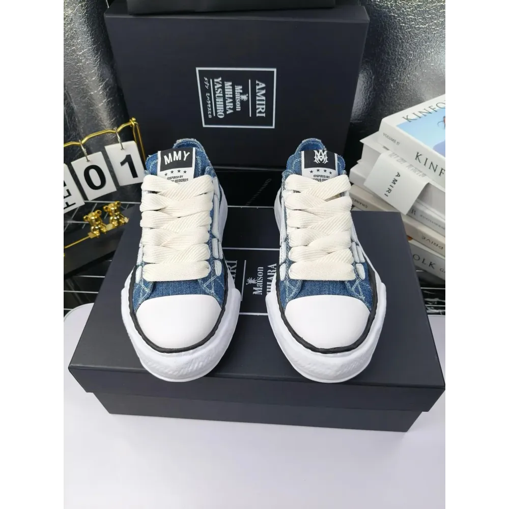 AMIRI MMY Bones x Maison Mihara Yasuhiro Denim Blue