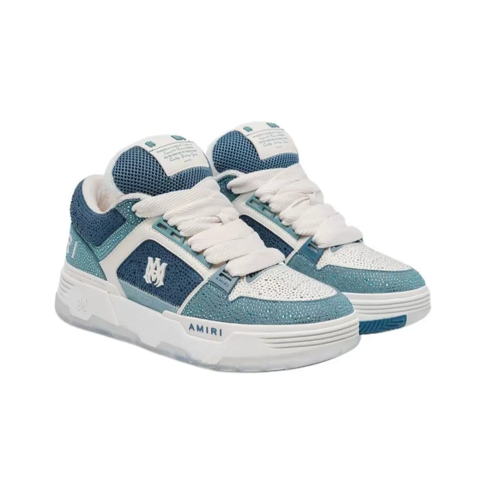 AMIRI Crystal Ma-1 Sneakers Dusty Blue
