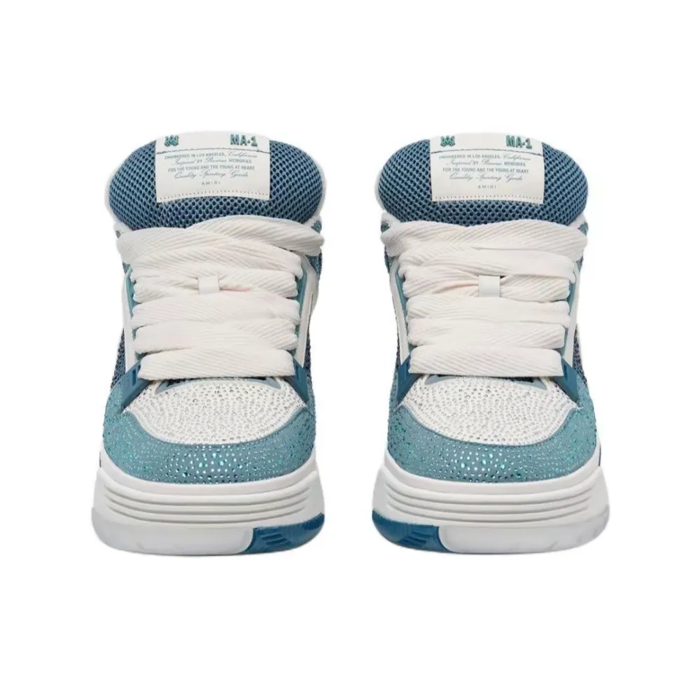 AMIRI Crystal Ma-1 Sneakers Dusty Blue