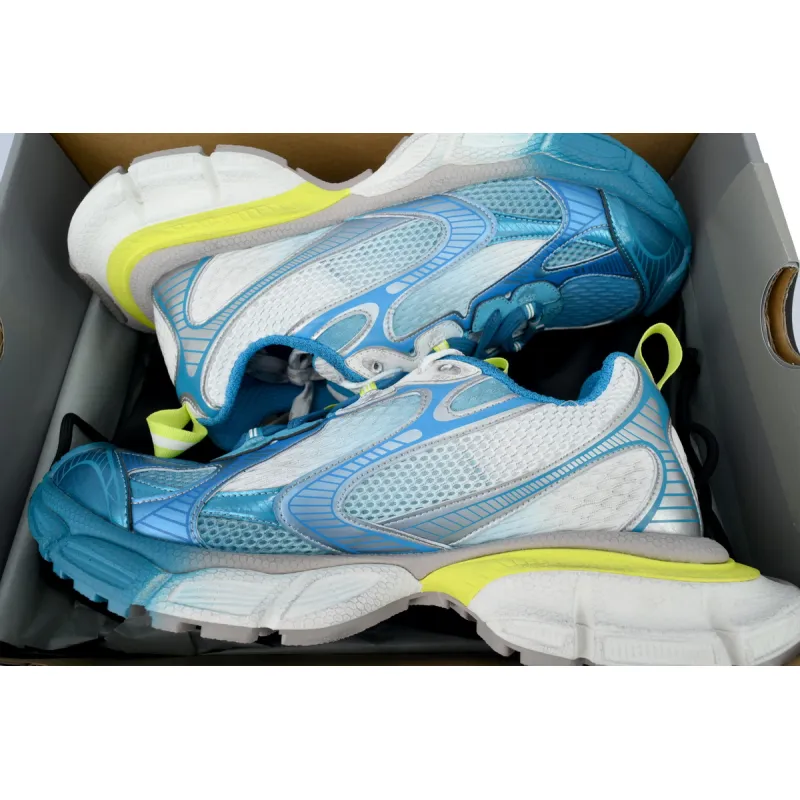 Balenciaga 3XL White Blue Yellow 734734 W3XTS 9479
