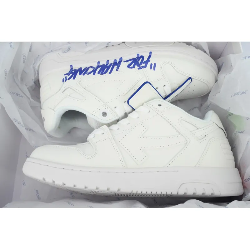 OFF-WHITE Out Of Office White and Blue Letters OMIA189F 24LEA006 0145  