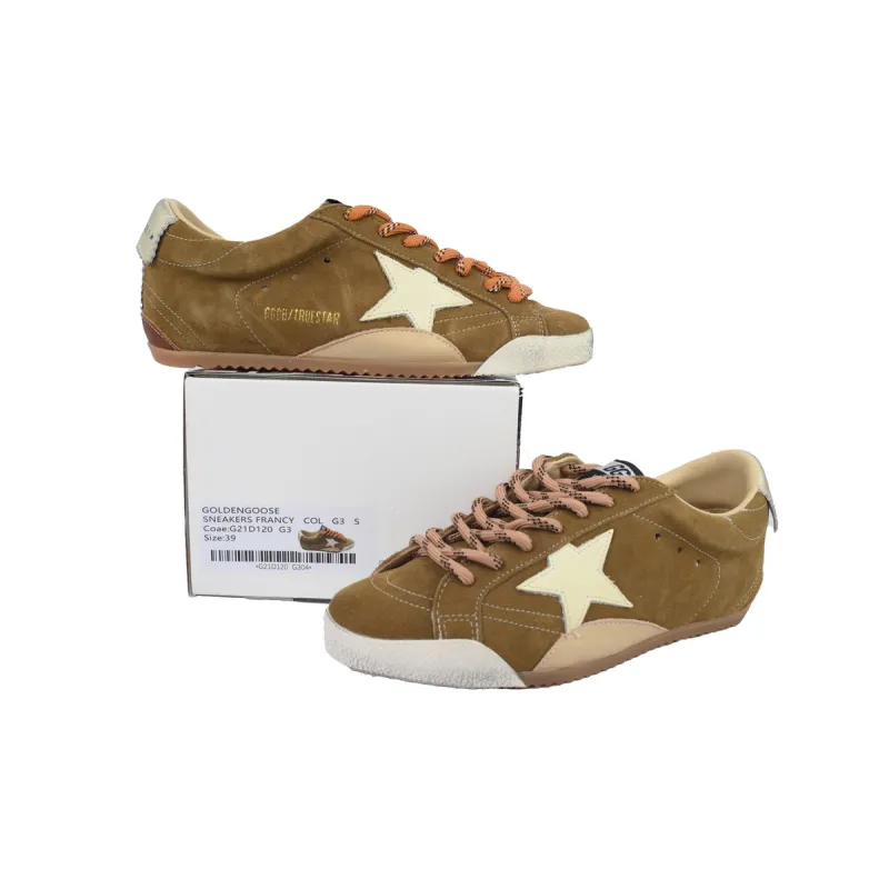 Golden Goose Ball Star White Brown Sneaker