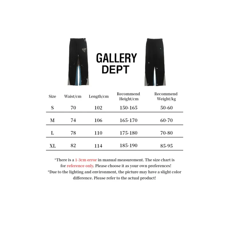  Gallery Dept. Painted Flare Sweatpants Royal Blues